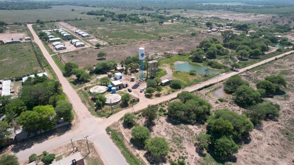 El Segundo Acueducto del Interior se conectó a Avia Terai