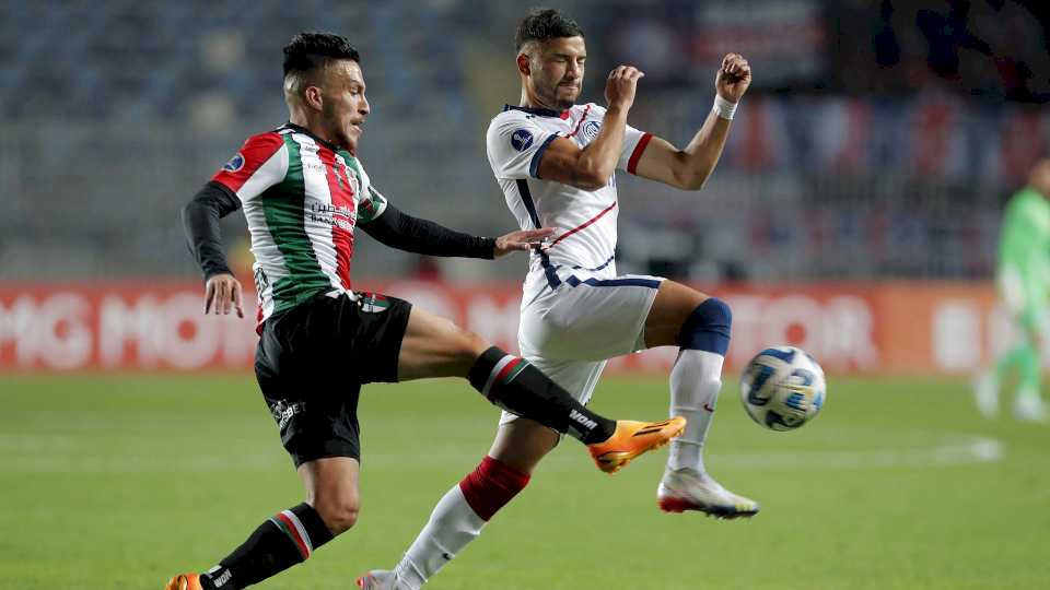 San Lorenzo empató con Palestino en un partido parejo y polémico