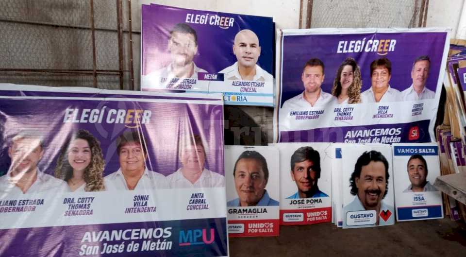 metan:-polemica-por-el-retiro-de-los-carteles-politicos-de-las-calles