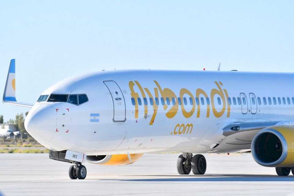 Trelew volverá a tener cuatro vuelos semanales de Flybondi