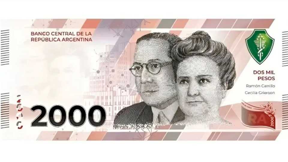 El nuevo billete de $ 2.000 adelanta su salida