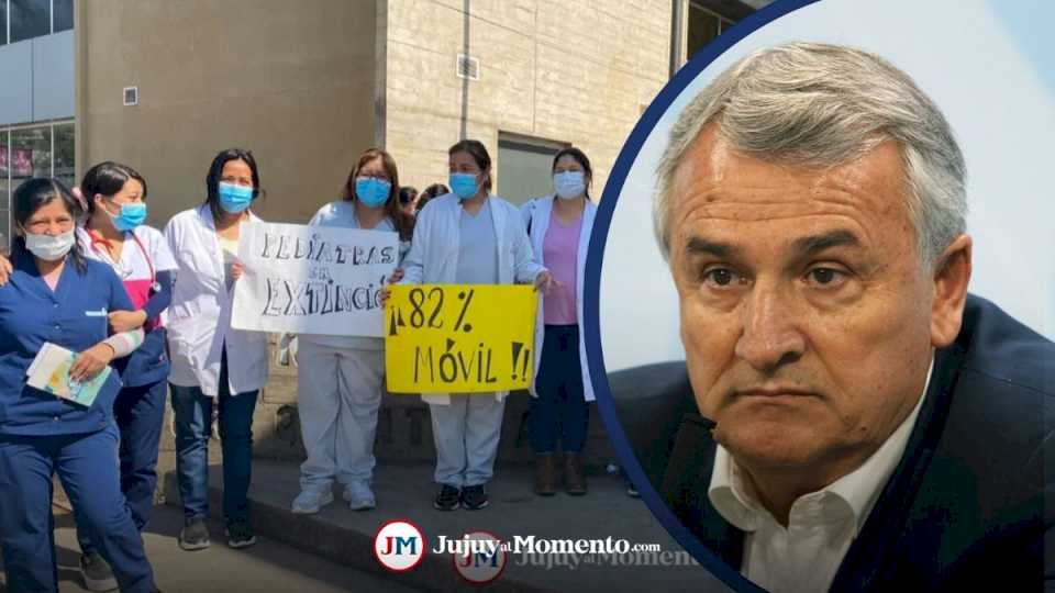 Gerardo Morales admitió la falta de profesionales de salud en Jujuy