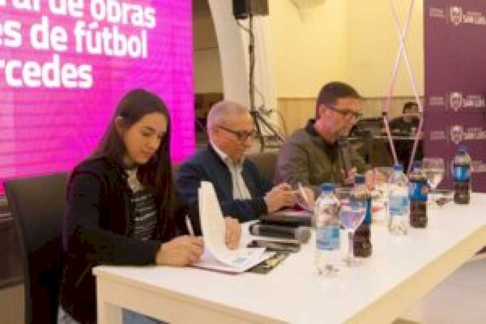 El Gobierno realizará un plan integral de obras para 23 clubes de Villa Mercedes y Justo Daract