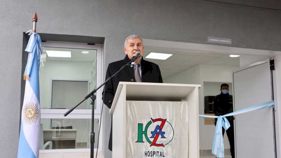 perico:-morales-inauguro-la-ampliacion-del-hospital-arturo-zabala