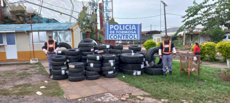 Secuestran 115  neumáticos sin aval aduanero