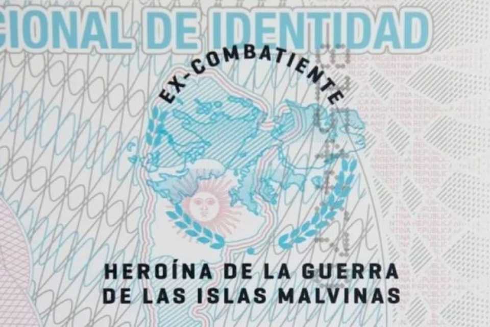 Los ex combatientes de Malvinas ya pueden tramitar el DNI nuevo