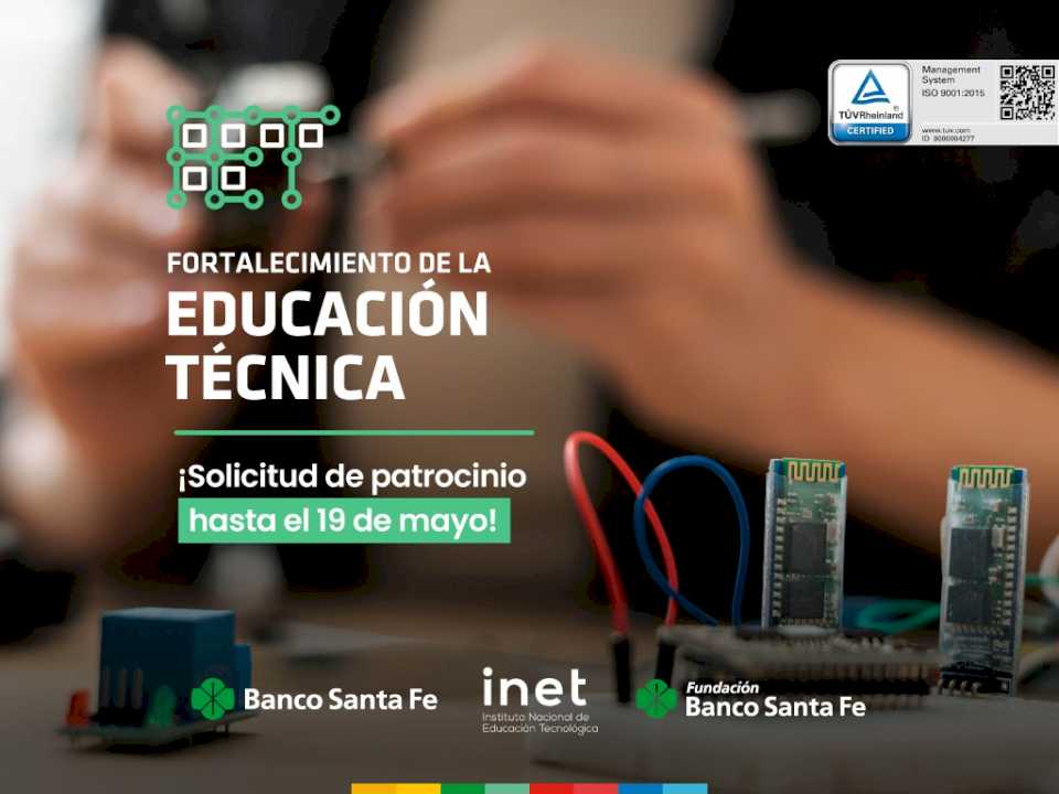 Banco Santa Fe patrocina a instituciones educativas que presenten proyectos de vinculación con empleo