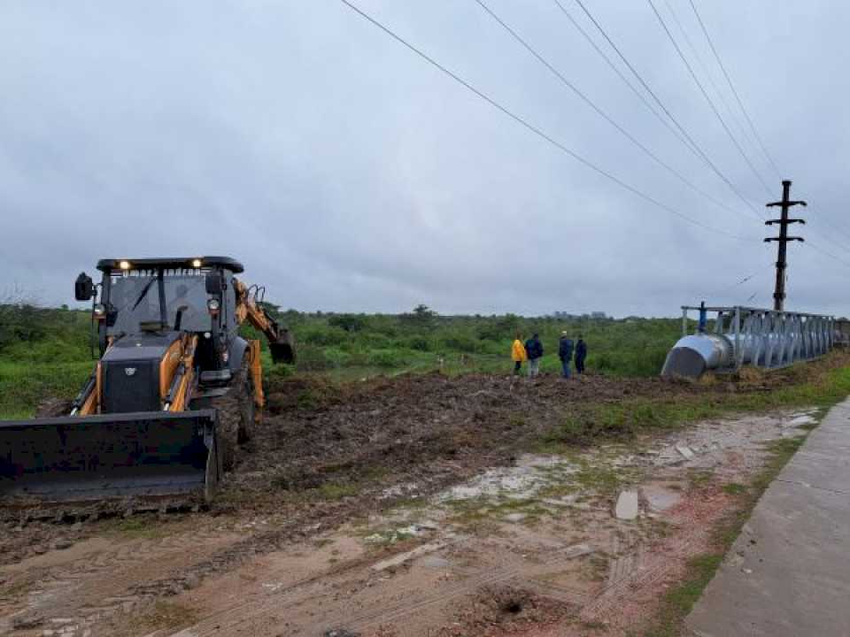 Tras las lluvias, verifican barrios del Gran Resistencia