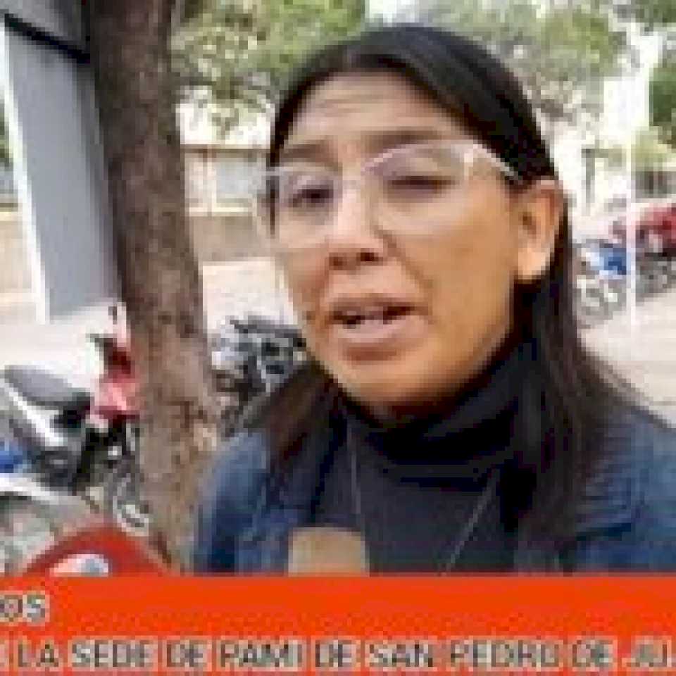 Informe del PAMI San Pedro por las atenciones y entrega de turnos