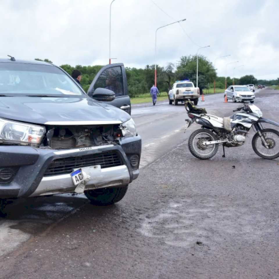 Siniestro en zona del acceso a Colonia Benítez dejó una mujer herida