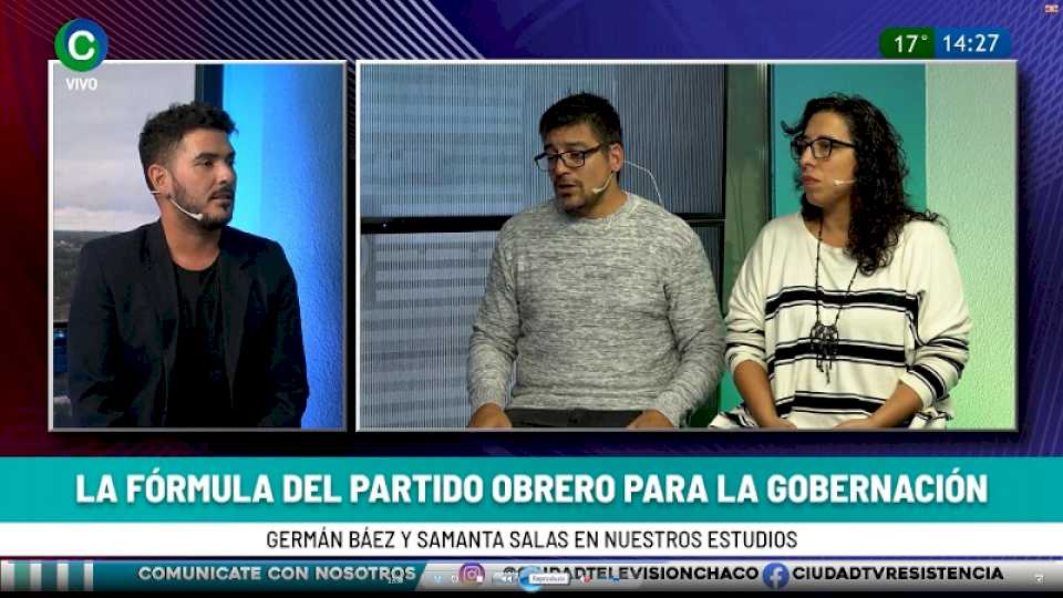 “El Partido Obrero representa un programa político”, aseguró Germán Báez, precandidato a gobernador