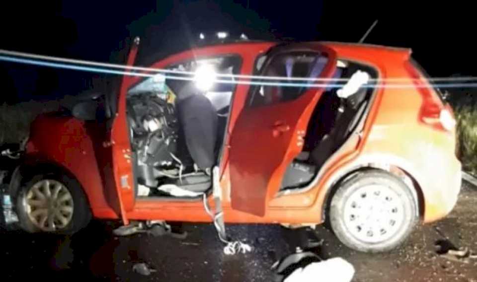 Santa Rosa: tres muertos en choque de dos autos sobre RN 118