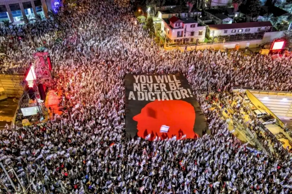 Masiva manifestación en Israel contra la reforma judicial