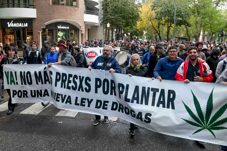 Rosario se movilizó por una “nueva ley de drogas” que no criminalice a los usuarios de marihuana