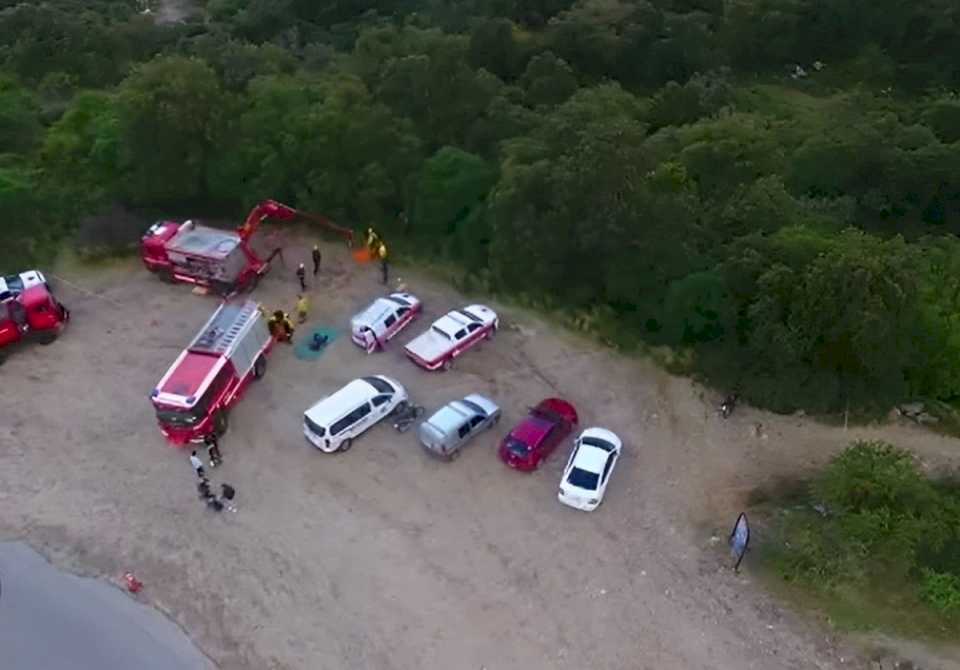 Bomberos hicieron una capacitación de rescate técnico en montaña