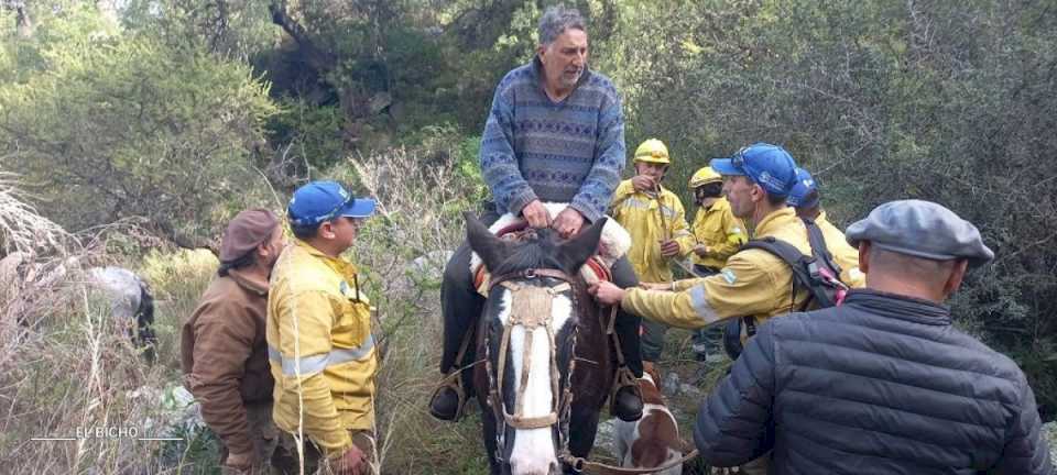 Apareció el hombre que se había perdido en el cerro Champaquí