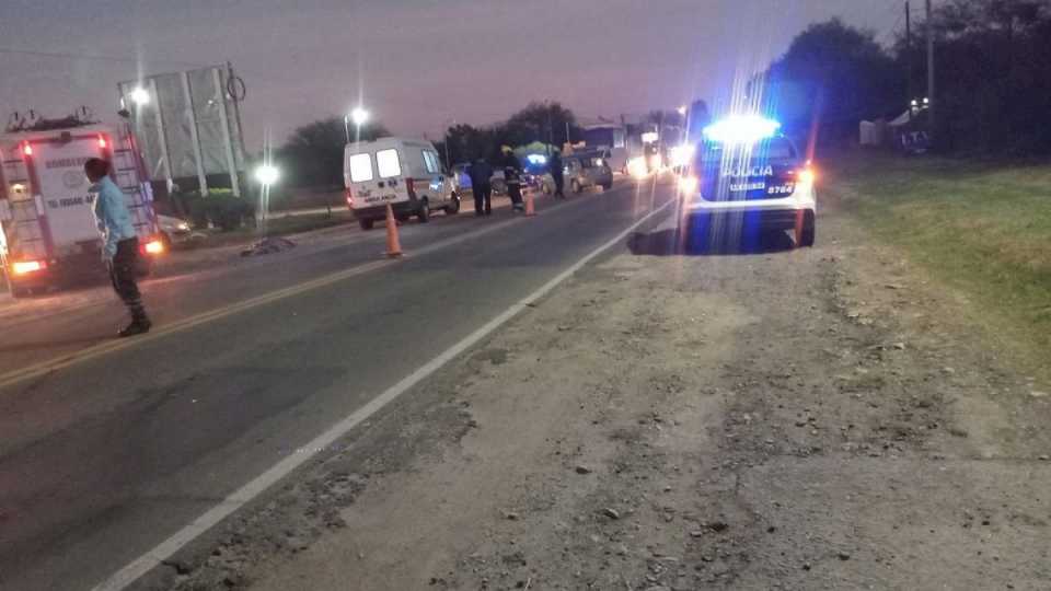 Accidente fatal en Las Tapias: murió un motociclista