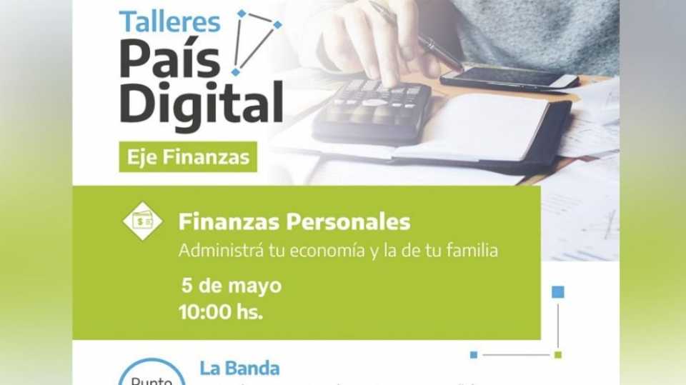 Convocan a la comunidad a participar del taller de “Finanzas Personales” en la casa del Bicentenario