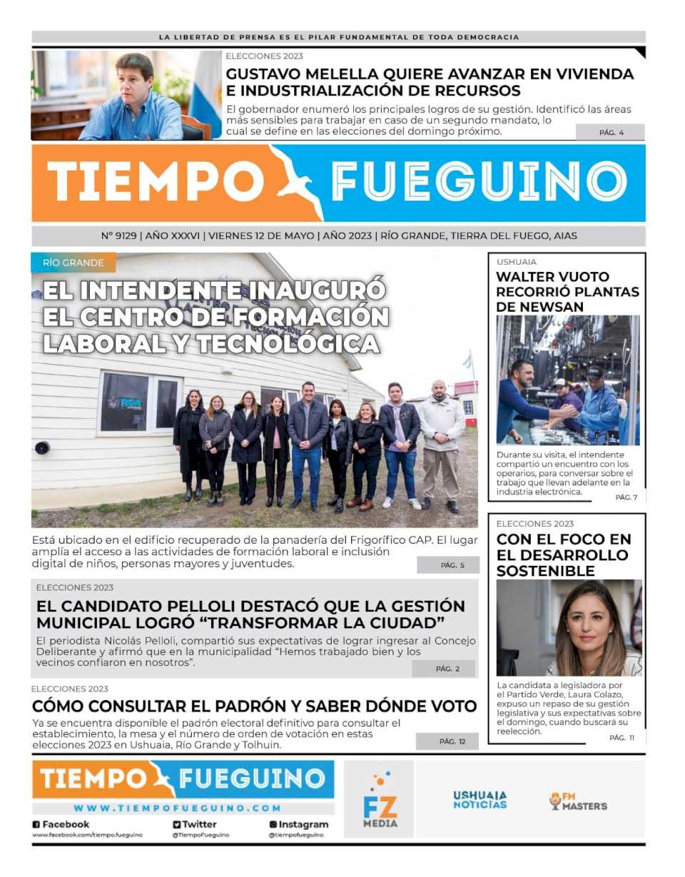 Portada del viernes 12 de mayo