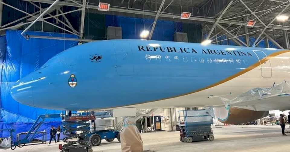 Adiós al Tango 01: las primeras fotos del nuevo avión que usará Alberto Fernández