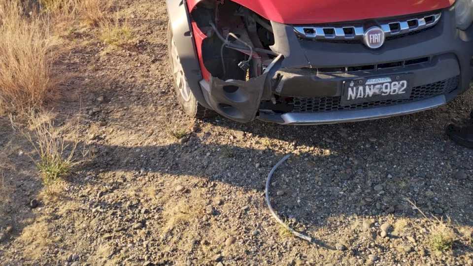 Hubo un choque en la Ruta 3, cerca de La Herradura