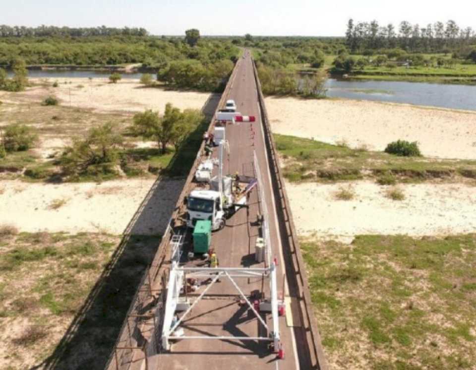 Habilitan un carril del puente sobre arroyo Guazú que une Goya y Esquina