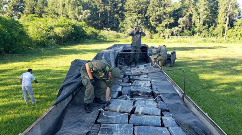 Misiones: Gendarmería incautó 14 toneladas de marihuana