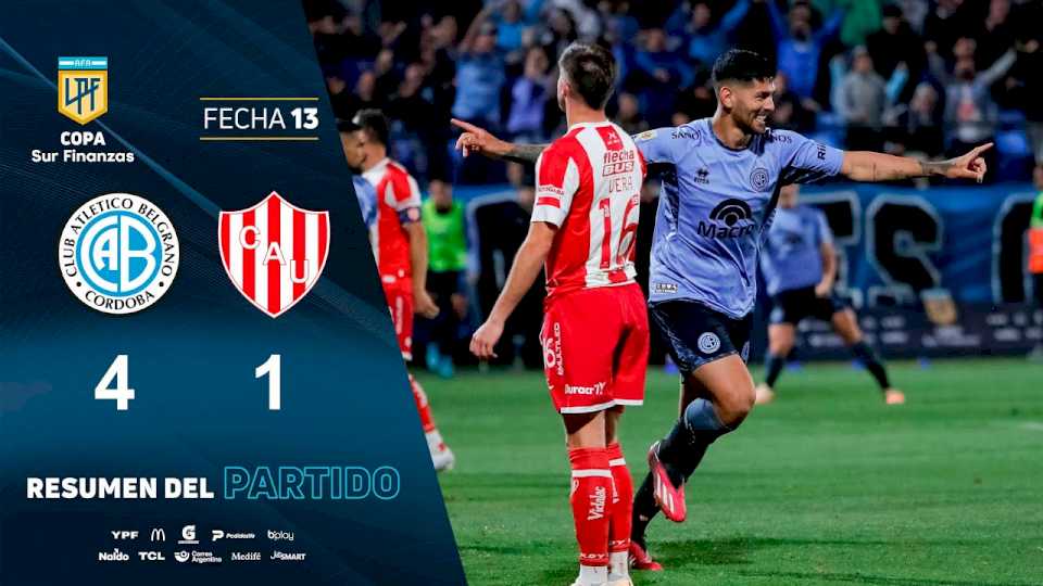 en-cordoba-se-baila-cuarteto:-mira-el-resumen-de-la-goleada-de-belgrano-sobre-union