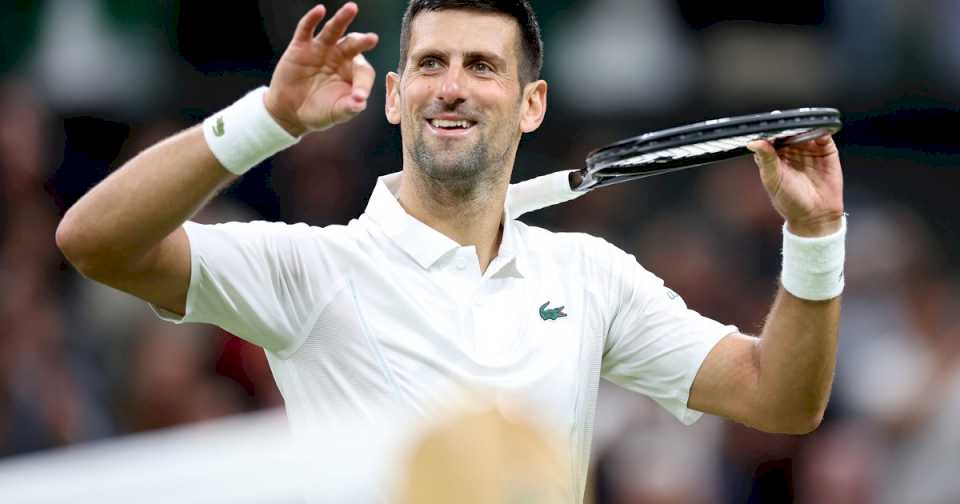 wimbledon,-dia-8:-djokovic-busca-estirar-su-aventura-sobre-el-cesped-del-all-england-club-en-un-duro-partido-contra-rune