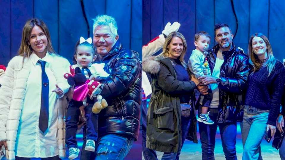 de-barby-franco-a-mica-viciconte:-las-fotos-de-los-famosos-junto-a-sus-hijos-en-el-estreno-de-disney-on-ice