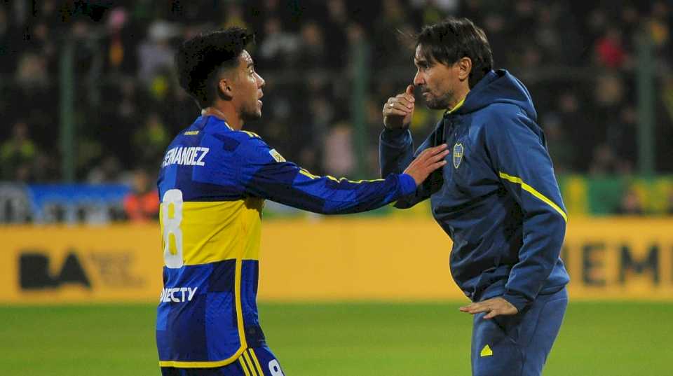 diego-martinez-hablo-sobre-los-refuerzos-de-boca-tras-el-empate-ante-defensa-y-justicia:-“hay-que-trabajar”