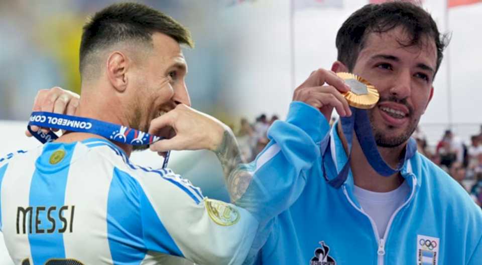 juegos-olimpicos:-“¡felicitaciones-crack!-disfruta-mucho-de-ese-oro”,-el-mensaje-de-messi-al-maligno