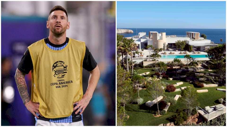 Cómo es la mansión de Lionel Messi en Ibiza que fue vandalizada por un grupo de activistas medioambientales