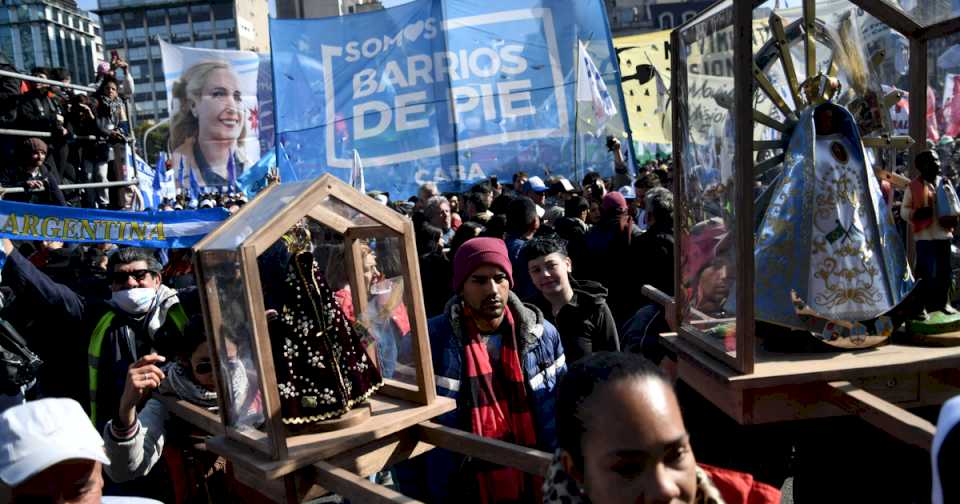 Marcha por San Cayetano: el recorrido y el mapa de la protesta piquetera y de la CGT contra Javier Milei