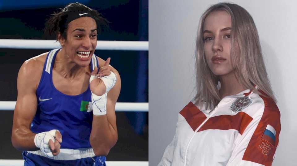 París 2024: una boxeadora rusa calentó la previa de la pelea de Imane Khelif por el oro