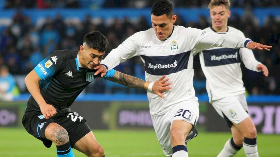 El escolta Racing pierde 1-0 con Gimnasia en Avellaneda por la Liga Profesional