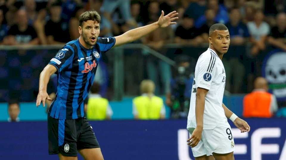 En el debut de Kylian Mbappé, el Real Madrid empata 0-0 ante el Atalanta por la Supercopa de Europa