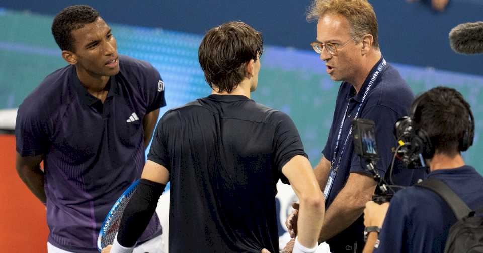 Escandaloso fallo en Cincinnati: Jack Draper venció a Felix Auger-Aliassime con un golpe ilícito que el umpire no vio y volvió a instalarse la polémica sobre la asistencia de video