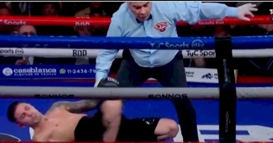 Boxeo: un argentino se coronó campeón tras ser noqueado por un rival que lo golpeó después de que sonara la campana