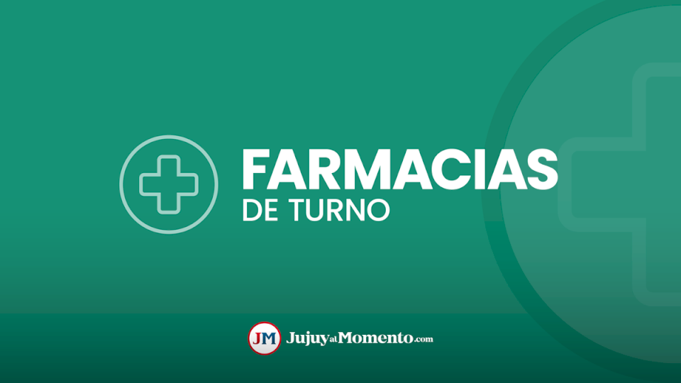 ¿Qué Farmacias estarán de turno hoy en Jujuy?