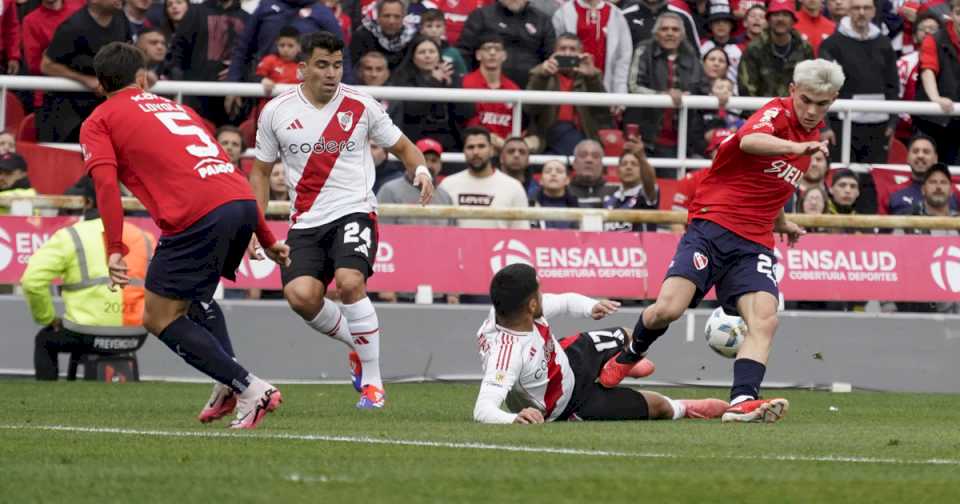 Independiente vs. River Plate, por la Liga Profesional: minuto a minuto, en directo