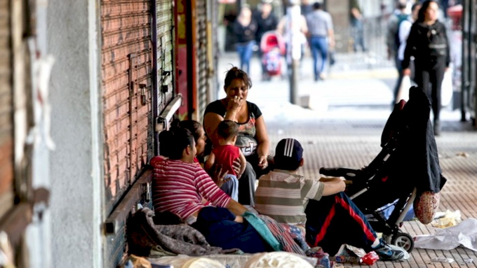 La pobreza alcanzó el 52,0% de la población y la indigencia el 17,9% en el primer semestre