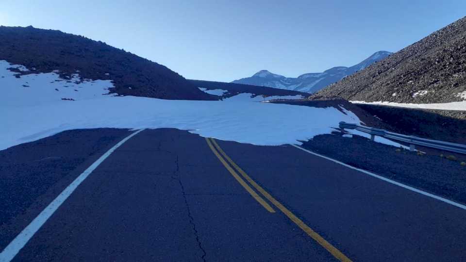 Por el mal clima, continúa cerrado el Paso de San Francisco