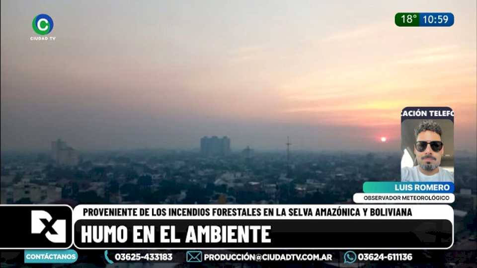 Humo en el ambiente: “Es algo habitual cuando se conjugan estos fenómenos de poca lluvia y altas temperaturas” 