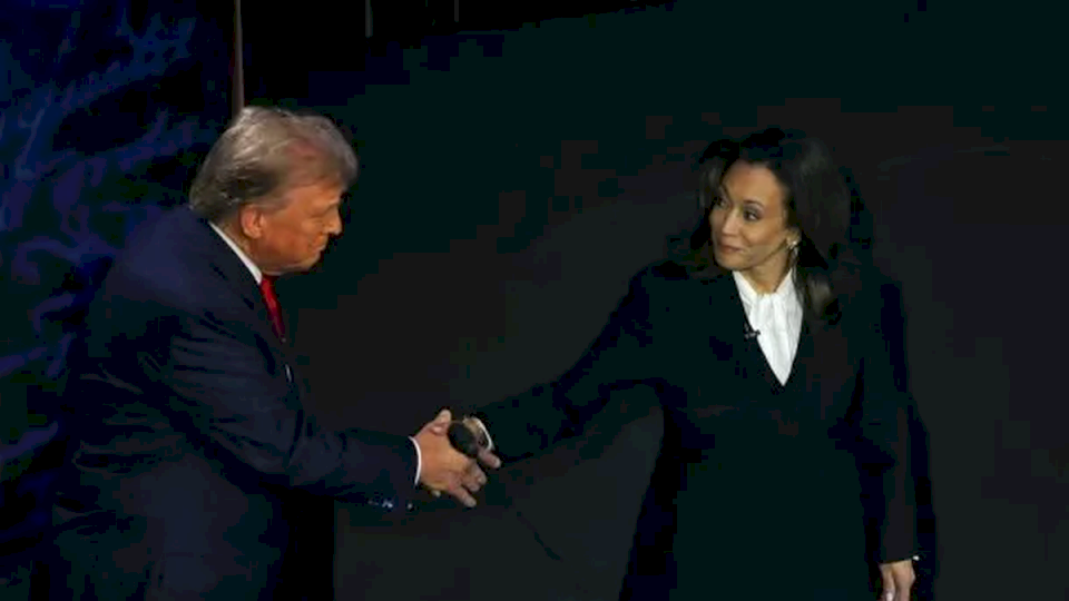 entre-chicanas-y-polemicas,-donald-trump-y-kamala-harris-se-midieron-en-su-primer-debate-presidencial