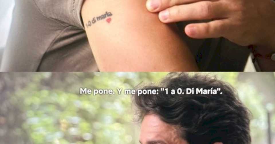 «1-0 de Di María»: la historia detrás del tatuaje de Pablo Aimar y el mensaje que presagió la final del Maracaná