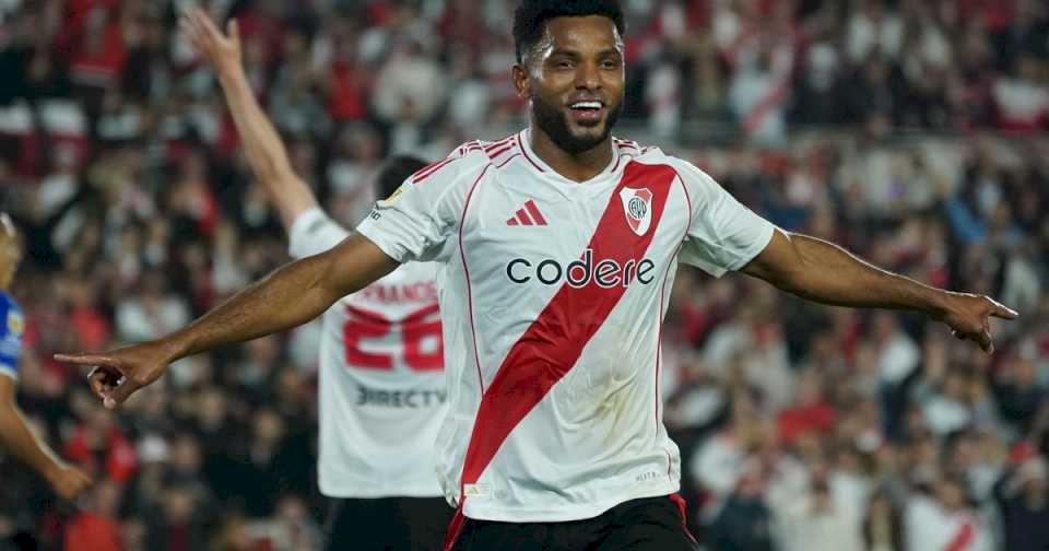 Borja volvió al gol cuando River más lo necesitaba y llegó a una cifra redonda con la camiseta del Millonario