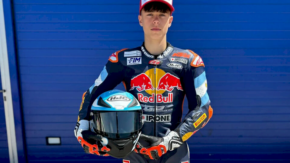 El joven piloto Valentín Perrone correrá en Moto3 en 2025