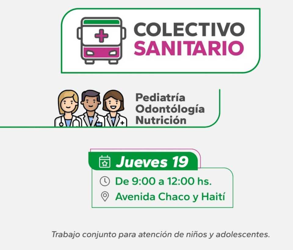 El “Colectivo Sanitario” estará este jueves en avenida Chaco y Haití