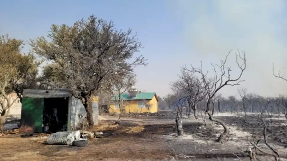 Formularán cargos al detenido por el incendio en el paraje Balcarce